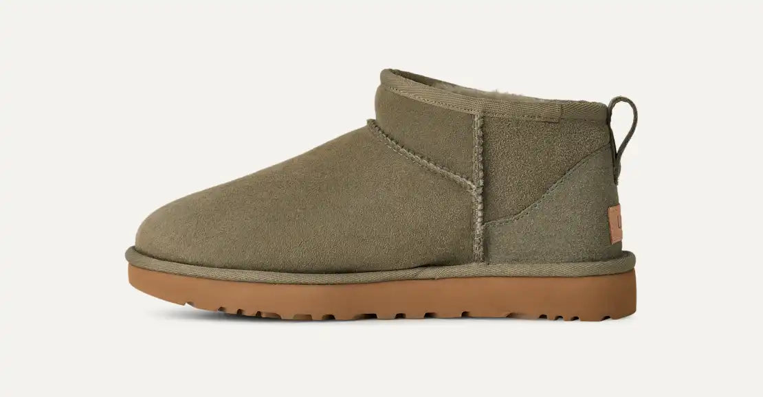 Damen Classic Ultra Mini Boot Moss Green