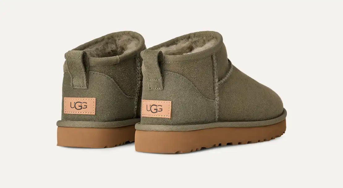 Damen Classic Ultra Mini Boot Moss Green