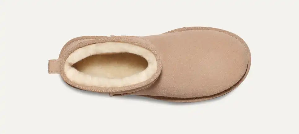 Damen Classic Ultra Mini Plateau-Boot Sand